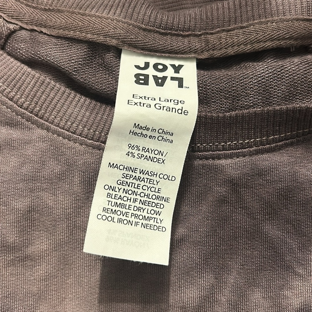 NWT JoyLab Tie Dye Lightweight Sweatshirt - Picture 7 of 10